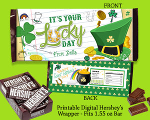 St Patricks Day Party Favors - Treat Bag Topper - Candy Loot Bag Printable Party Favors - Goodie Bags - INSTANT DOWNLOAD - CraftyKizzy