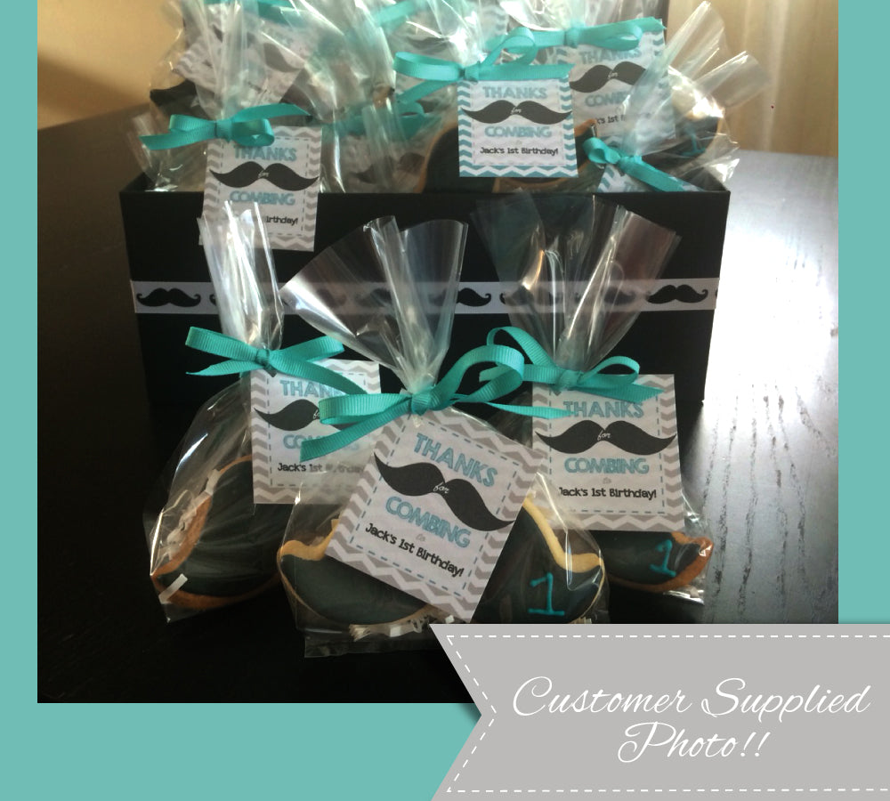 Little Man Mustache Favor Tags - Thanks For Combing Tag - Baby Shower Teal  Aqua Grey Black - INSTANT DOWNLOAD, image size:1000x900