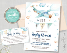 Aviation Baby Shower Invitation