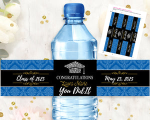 Congratulations You Did It GRAD water bottle