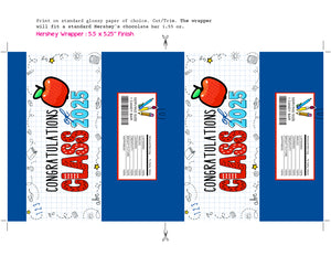 Kindergarten Graduation Candy Wrapper