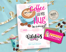 Valentine's Day Coffee Gift Card Holder