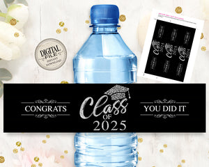 Class of 2025 Water Bottle Labels