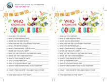 CUSTOM LISTING : Who Knows the couple best - INSTANT DOWNLOAD