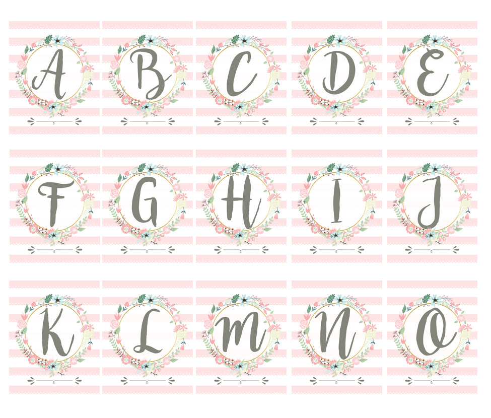 Monogram Letters To Print