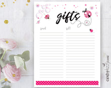 Ladybug Birthday Invitation - Pink Ladybug Second Birthday Invitations - Printable First Birthday Invitations - CraftyKizzy