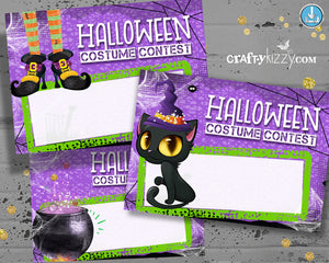 Costume Contest Ballot Tags Halloween Voting Cards - Printable Entry Card - Printable Ballots INSTANT DOWNLOAD - CraftyKizzy
