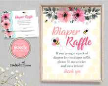 Baby Shower Invitations - Bee Baby Shower Invitation - It's A Girl Baby Shower Bumble Bee - Personalized