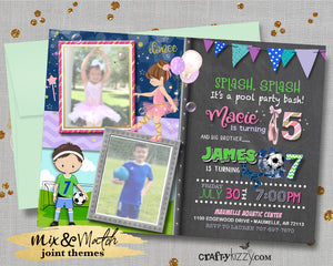 Soccer Birthday Invitation