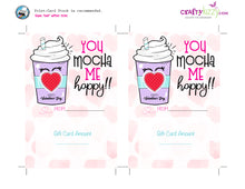 Valentine's Day Gift Card Printable - Coffee Gift Card Holder - Teacher Gift Idea - Valentine Coffee Puns - INSTANT DOWNLOAD - CraftyKizzy