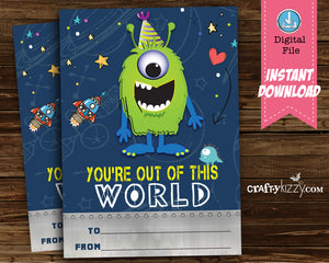 Printable Dinosaur Valentines Day Cards for kids - Boy Trex Valentine Exchange Cards You Make Me Roar - INSTANT DOWNLOAD - CraftyKizzy
