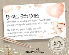 Printable Baby Book Request Card Insert