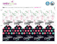 Merry Christmas Favor Tags - Modern Holiday Tags - Hang Tags - Holiday Gift Tags INSTANT DOWNLOAD - CraftyKizzy