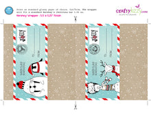 Christmas Candy Bar Wrapper - From Santa North Pole Candy Wrappers - Christmas Eve Party Favors - Christmas Gifts - INSTANT DOWNLOAD