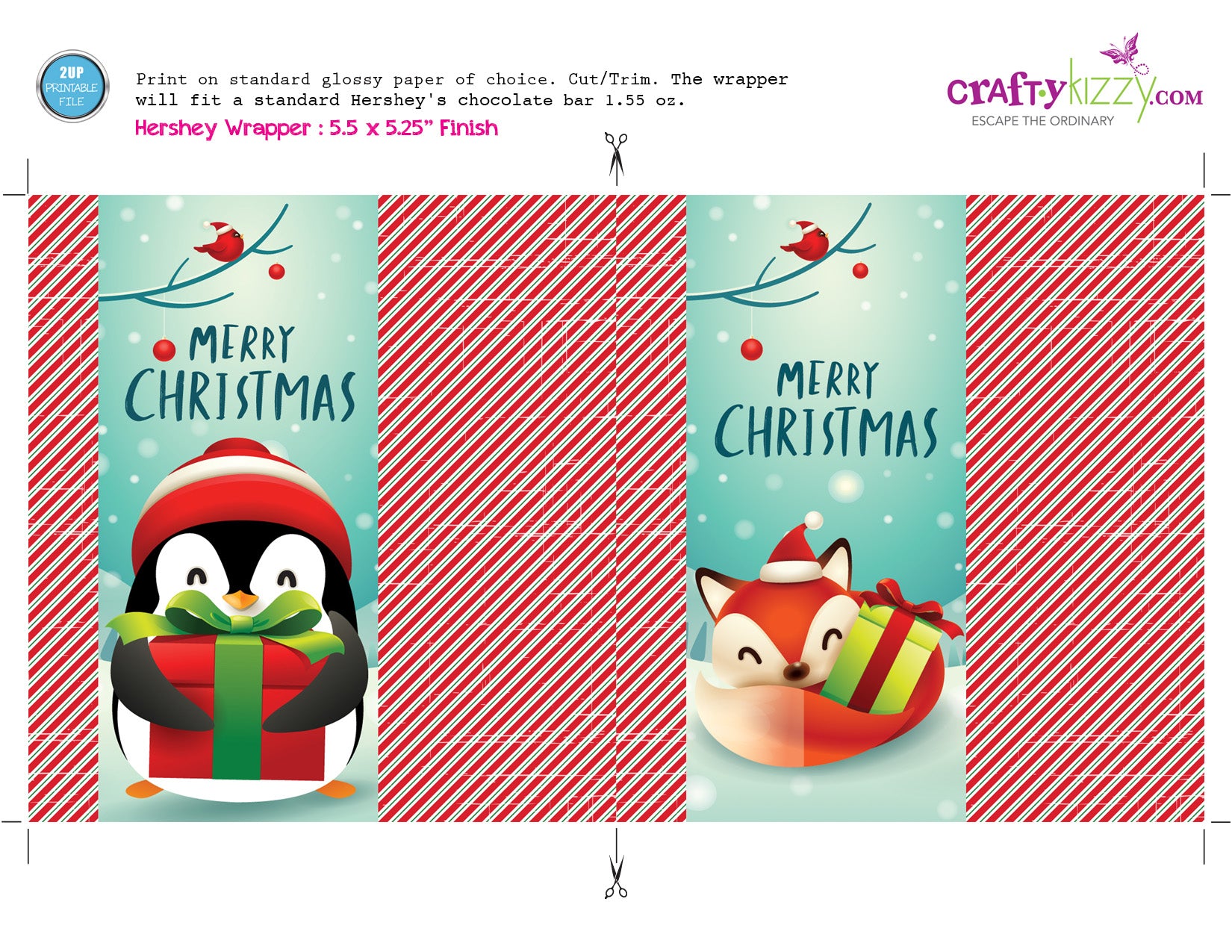 Christmas Candy Bar Wrapper - Printable Penguin Wrappers - Favors - Me – CraftyKizzy christmas-candy-bar-wrapper-printable-penguin-wrappers-favors-me-craftykizzy