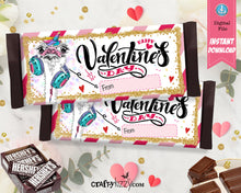 Valentine's Day Candy Bar Wrapper - Llama Hershey's Chocolate Bar Wrapper - Valentines Day Party Favors - Classroom Card - INSTANT DOWNLOAD