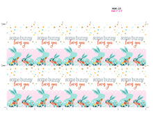 Some Bunny Loves You Favor Tags - Floral Easter Bunny Tags - Treat Bag Tags - INSTANT DOWNLOAD