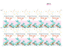 Some Bunny Loves You Favor Tags - Floral Easter Bunny Tags - Treat Bag Tags - INSTANT DOWNLOAD