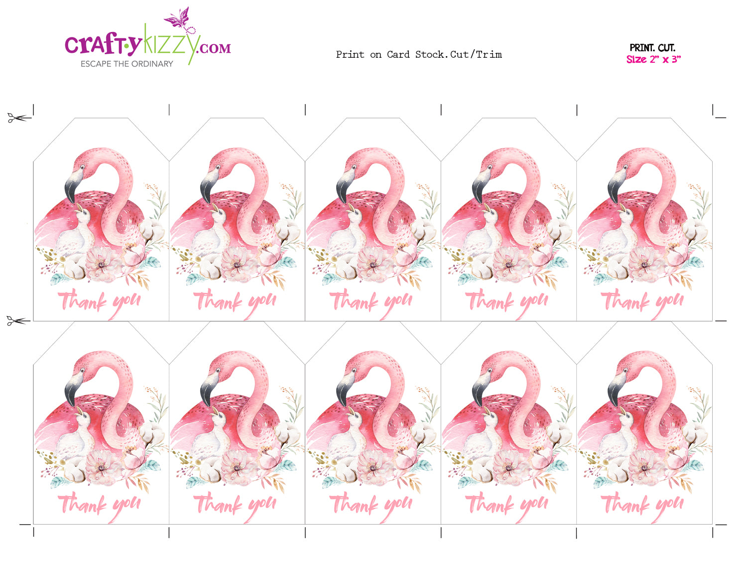 flamingo-baby-shower-thank-you-tags-pink-flamingo-birthday-party-favor-tag-craftykizzy