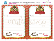 Letter From Santa - From Santa Claus Letter Printable - Classic Nostalgic Santa - North Pole - Santa's Workshop -  INSTANT DOWNLOAD - CraftyKizzy
