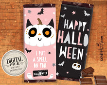 Halloween Kids Chocolate Bar Wrapper