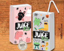 Halloween Juice Box Wrapper
