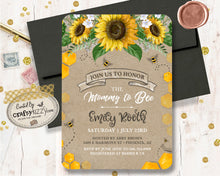 Honey Bee Baby Shower Invitation - Mommy To Bee Baby Shower Invitations - Gender Neutral - Daisy Baby Shower