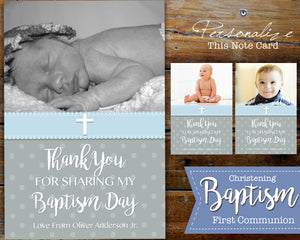 Boy Baptism Chocolate Bar Wrapper Printable Christening Favors - Light Blue First Holy Communion Hershey's Bar Label - Personalized - CraftyKizzy