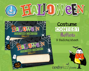 Halloween Joint Birthday Invitation - Sibling Halloween Costume Party Invitations - Kids Halloween Party Printable - CraftyKizzy