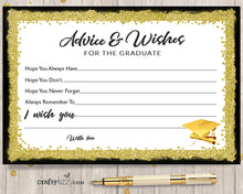 Black and Gold Graduation Water Bottle Wrapper - Congrats Grad Party Favors - Black Red Labels - Personalized