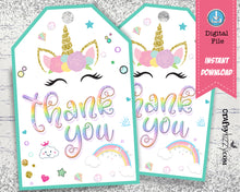 Unicorn First 1st Birthday Party Invitation Pink and Gold Unicorn Invitation - Watercolor Roses