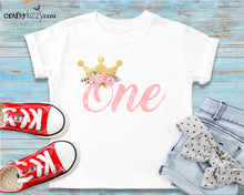 Boho Princess My First Birthday Iron On Printable Shirt - Princess Outfit Decal Digital Transfer - One - INSTANT DOWNLOAD