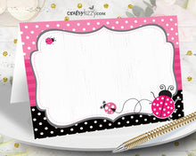 Ladybug Birthday Invitation - Pink Ladybug Second Birthday Invitations - Printable First Birthday Invitations - CraftyKizzy