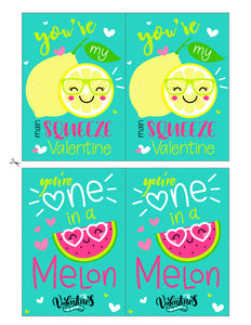 Watermelon and Lemon capri sun stickers