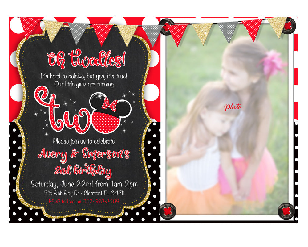 Oh Twodles Red Minnie Mouse Second Birthday Girl Invitation – CraftyKizzy oh-twodles-red-minnie-mouse-second-birthday-girl-invitation-craftykizzy