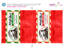 Polar Express Ticket Candy Bar Wrapper - Christmas Chocolate Bar Wrappers - Printable Holiday Labels - Stocking Stuffers - INSTANT DOWNLOAD
