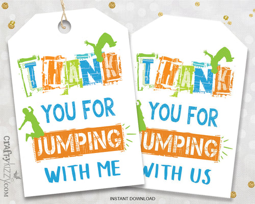 Jump thank you tags