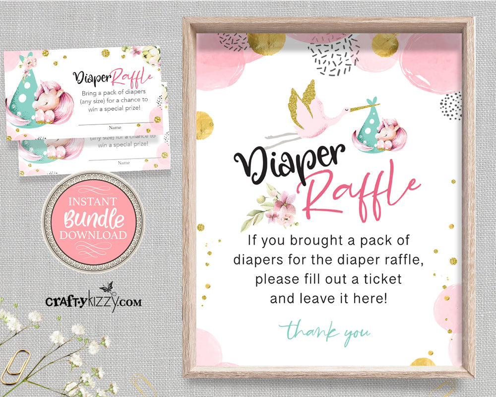 unicorn-diaper-raffle-game-bundle-printable-diaper-raffle-card-game-craftykizzy