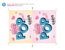 You're Poppin Valentine's Day Popcorn Wrapper - Valentines Popcorn Label - Classroom Exchange Cards - INSTANT DOWNLOAD