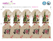Rustic Christmas Gift Tags - Vintage Holiday Favor Tag - Party Favor Labels - INSTANT DOWNLOAD - CraftyKizzy