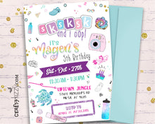 VSCO Girl Birthday Invitation - Tween SkSkSk And I Oop Invitations - Vscogirl Printable Invitations - CraftyKizzy